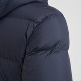 Piumino uomo trapuntato con cappuccio blu OU2087 3989 WOOLRICH 