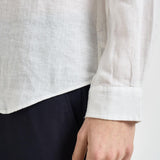 Camicia uomo in lino bianca 710968915 505 RALPH LAUREN 