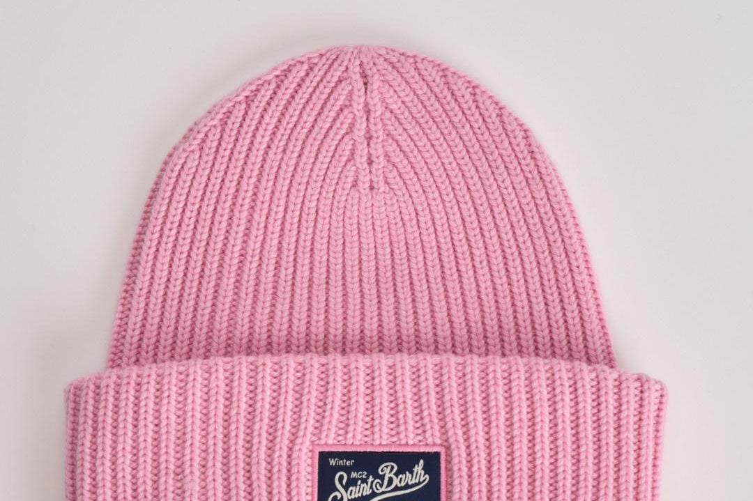 Berretto donna berry w a coste fuxia BERRY SBW23 MC2 SAINT BARTH 