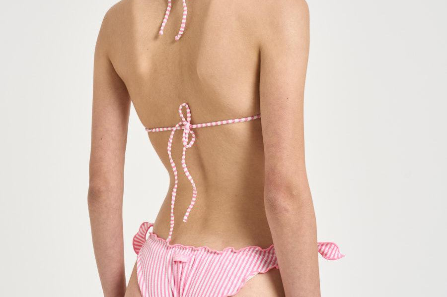 Bikini donna a righe rosa SARIUS 00707L MC2 SAINT BARTH 