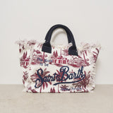 Borsa donna Vanity a palme bordeaux VANITY 02735H MC2 SAINT BARTH 