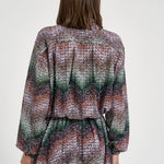 Abito donna corto zig zag multicolor DS26SG2S BC0065SMSNR MISSONI 