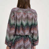 Abito donna corto zig zag multicolor DS26SG2S BC0065SMSNR MISSONI 