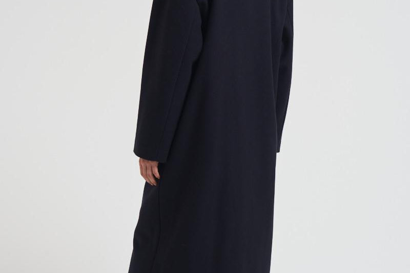 Cappotto donna Cocoon monopetto lungo nero GWP00566 P00050250486 GOLDEN GOOSE 