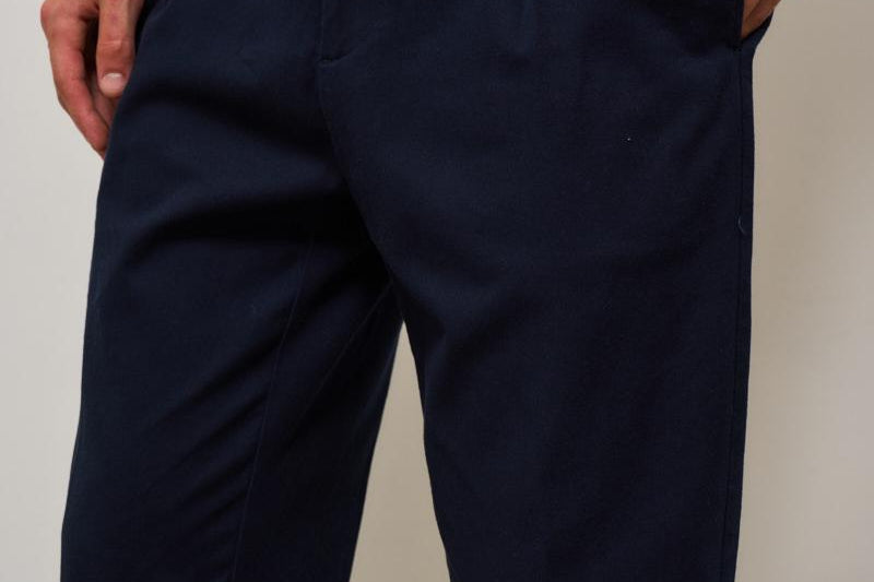 Pantalone uomo blu CHIAIAGD CHINO03NAVY BERWICH 