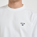 T-shirt uomo girocollo bianca 125T 100 ARTE ANTWERP 