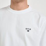 T-shirt uomo girocollo bianca 125T 100 ARTE ANTWERP 