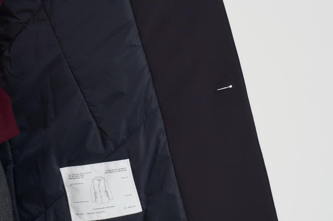 Trench uomo midi blu notte 3I28 P50310101 ASPESI 