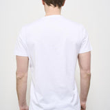 T-shirt uomo girocollo bianca US198 JF0271UZL4000 DONDUP 
