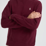 Felpa girocollo uomo bordeaux 710916689 032 RALPH LAUREN 
