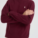 Felpa girocollo uomo bordeaux 710916689 032 RALPH LAUREN 