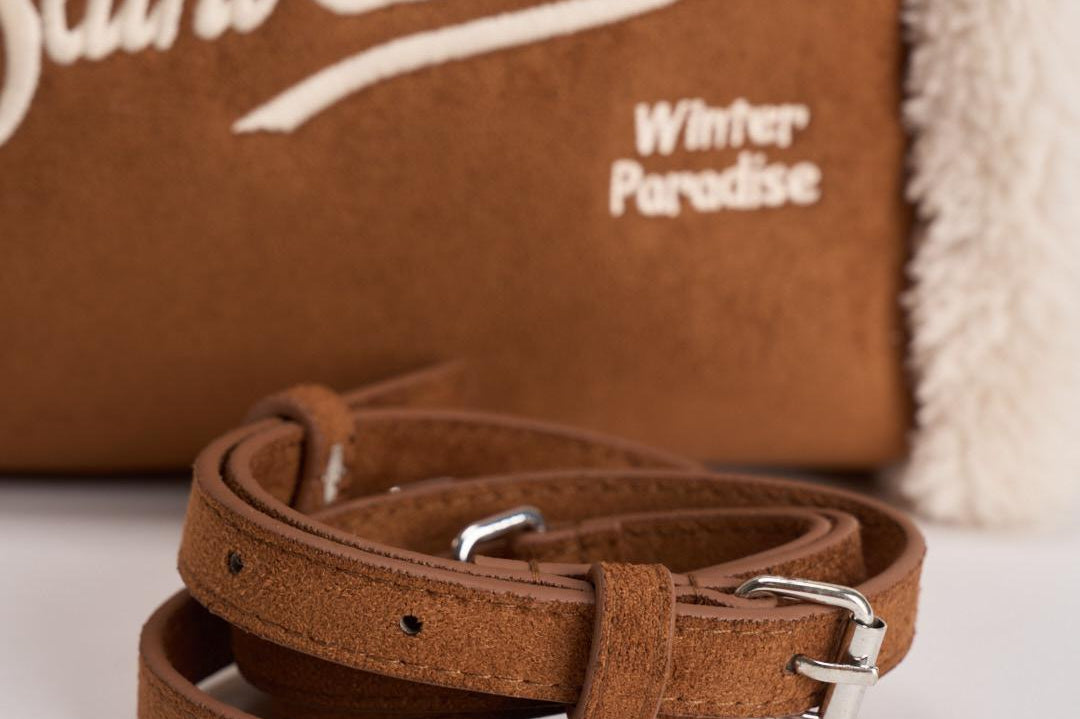 Borsa donna Vanity mini Shearling cammello VANITYMNSHEAR 1910 MC2 SAINT BARTH 