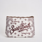 Pochette donna Aline bandana bianca e bordeaux ALINE 03131L MC2 SAINT BARTH 