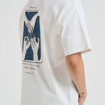 T-shirt uomo girocollo Saflorian con stampa U25300007 TOMEMORIES SAMSØE SAMSØE 
