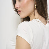 T-shirt donna bianca T-Angie logo rosso A06268 0AFAA141A DIESEL 