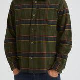 Camicia uomo a quadri verde 1000546 515 LES DEUX 