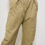Pantalone donna verde carrot fit NATSA KHAKI IRO 