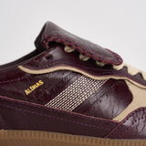 Sneakers donna stile vintage in pelle bordeaux e S100829 05 ALOHAS 