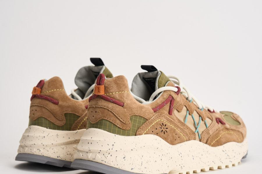 Sneakers uomo Yamabushi cammello YAMABUSHIM 1D57BISCUIT FLOWER MOUNTAIN 