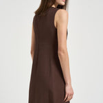Abito donna dritto marrone D731377G RAISA26008 P.a.r.o.s.h. 
