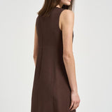 Abito donna dritto marrone D731377G RAISA26008 P.a.r.o.s.h. 
