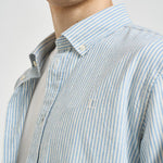 Camicia uomo Konrad a righe celeste 1001330 ALLURE LES DEUX 