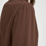 Giacca donna doppiopetto marrone 6B1044 N8029641 MONTEDORO 