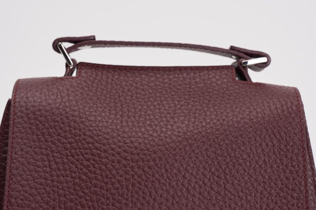 Borsa donna Sveva Soft Piccol a mano in pelle con tracolla chianti B01999SOF CHIANTI ORCIANI 