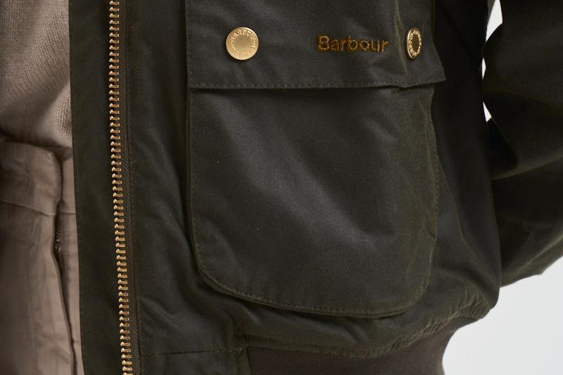 Giubbotto donna Green Maxine cerato verde oliva LWX1488 OL99 BARBOUR 