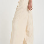 Pantalone donna gamba larga avorio 106918 A2W6C00 PINKO 