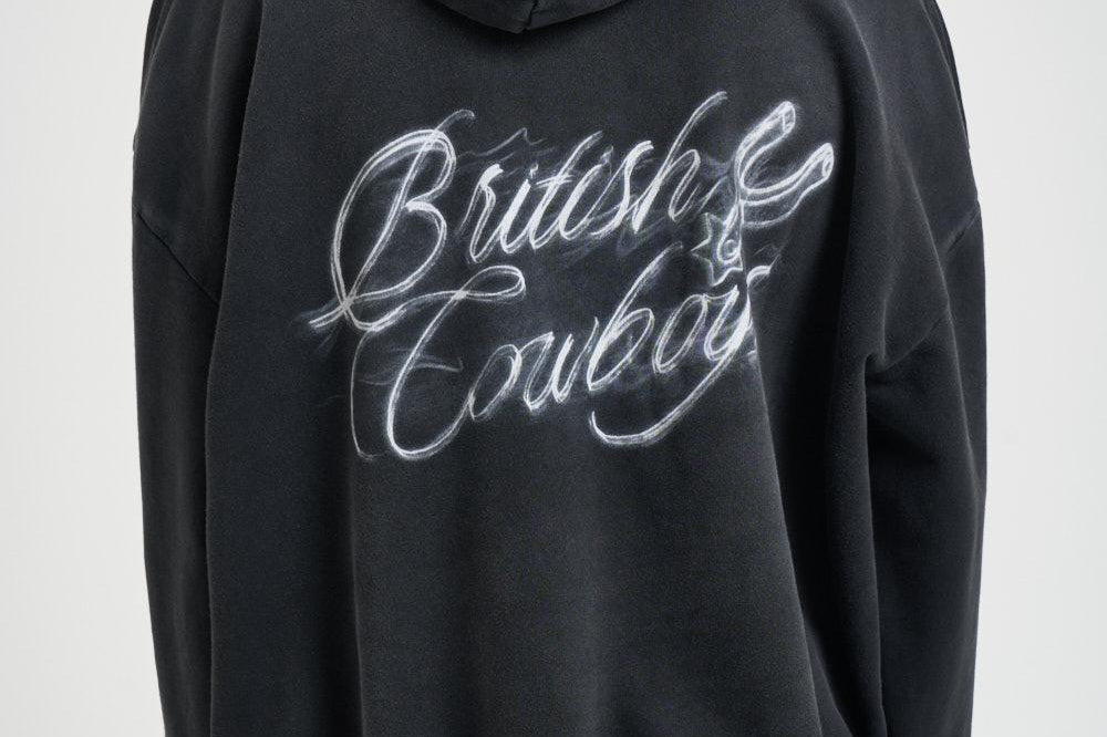 Felpa uomo con cappuccio nera 100610 04STAINEDBLACK REPRESENT 