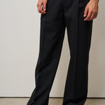 Pantalone uomo dritto nero BP165 PL127BL DROLE DE MONSIEUR 