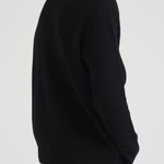 Maglia uomo girocollo nera 1000471 100 LES DEUX 