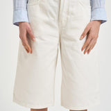 Bermuda donna in denim bianco NEWBECKYBULL44 OFFWHITE HAIKURE 