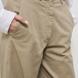 Pantaloni donna beige wide leg 13543 TAUPE3039 FORTE FORTE 