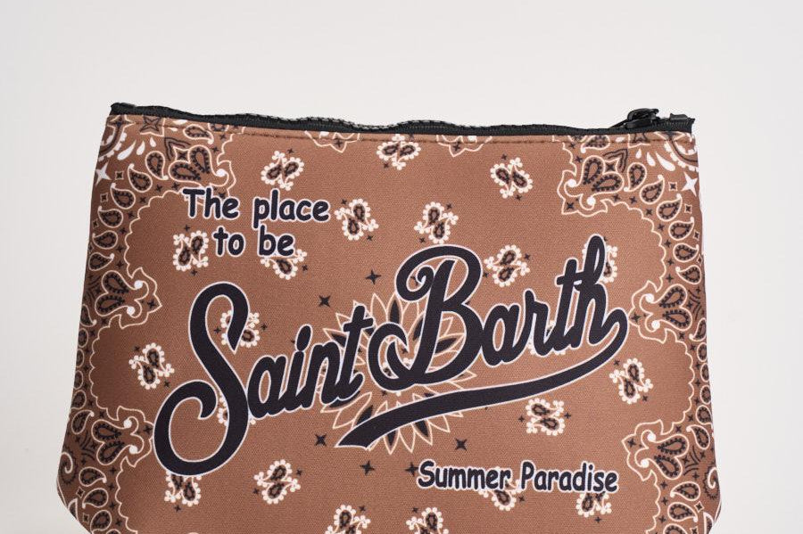 Pochette donna Aline fantasia marrone ALINE 07684L MC2 SAINT BARTH 