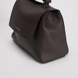 Borsa donna Sveva Soft Piccol a mano in pelle con tracolla moro B01999SOF TMORO ORCIANI 