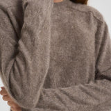Maglia donna Lexia tortora 2025374 TRUFFLE LISA YANG 