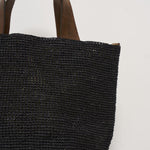 Borsa donna Mirozy in rafia nera MIROZY BLACK IBELIV 