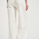 Jeans donna dritto in denim bianco GWP02079 P00098010190 GOLDEN GOOSE 