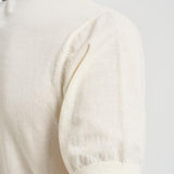 Polo uomo in maglia crema SLOANCONTRAST 10L MC2 SAINT BARTH 