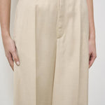 Pantaloni donna a palazzo panna 13531 DUNE0014 FORTE FORTE 