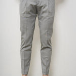 Pantalone uomo grigio chiaro Tiberios TIBERIOS 32508240 BRIGLIA 