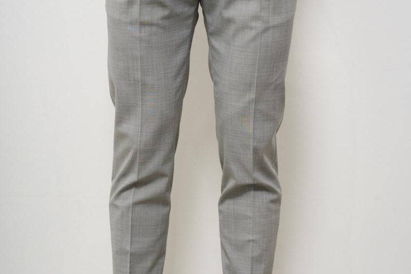 Pantalone uomo grigio chiaro Tiberios TIBERIOS 32508240 BRIGLIA 