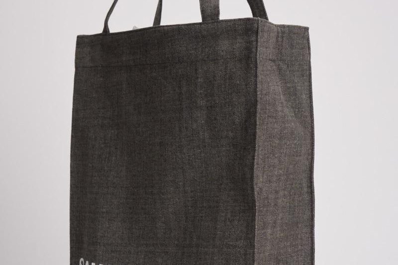 Borsa shopper donna in tessuto grigia U25300006 WASHEDBLACK SAMSØE SAMSØE 