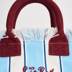 Borsa donna Colette a righe celeste e bianca COLETTE 00938L MC2 SAINT BARTH 