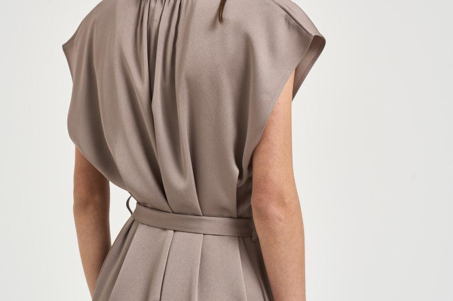 Abito donna chemisier tortora 31325 0340TAUPE FILIPPA K 