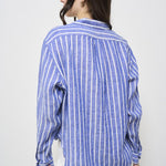 Camicia donna a righe blu 211935130 005 RALPH LAUREN 