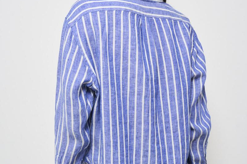 Camicia donna a righe blu 211935130 005 RALPH LAUREN 