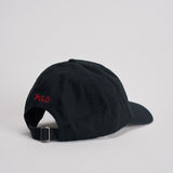 Cappello uomo baseball nero con logo rosso 710548524 012 RALPH LAUREN 